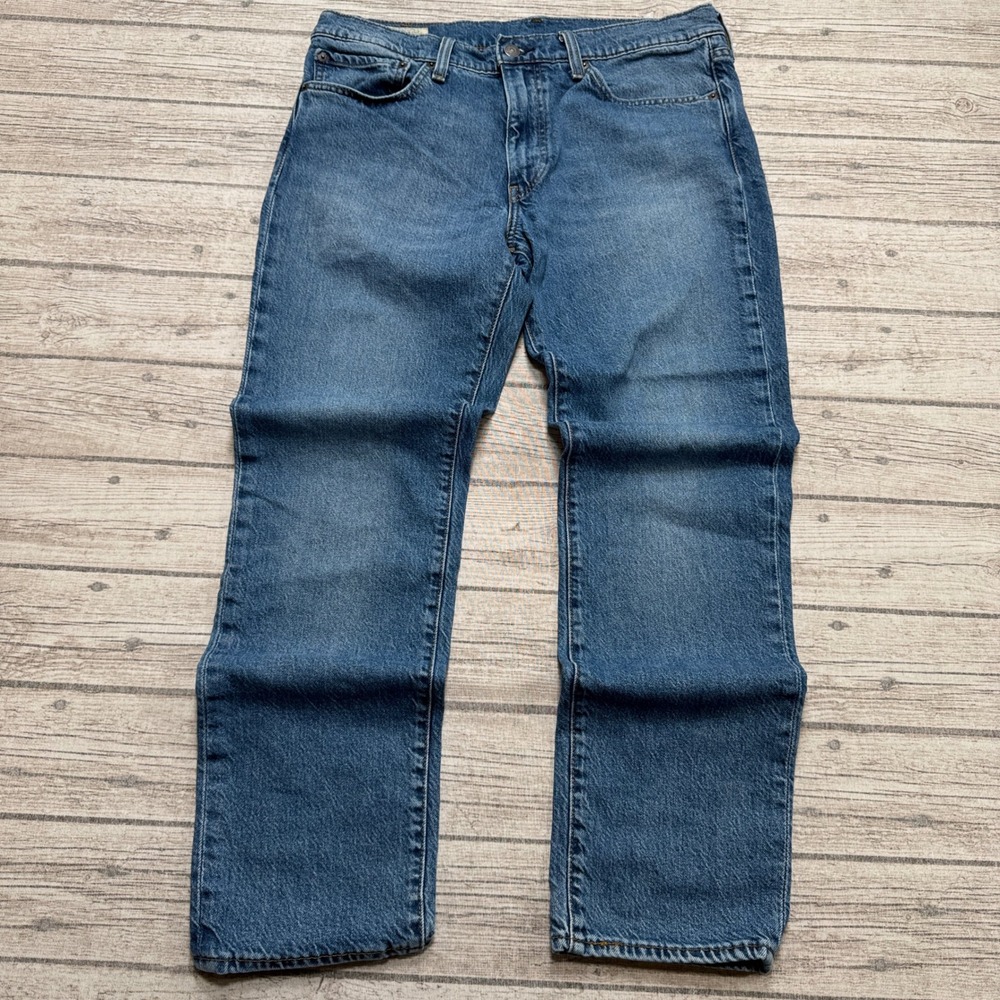 Levi's 511 Premium Jeans Mens 34x30 Blue Medium Wash Denim Straight Leg Slim Fit